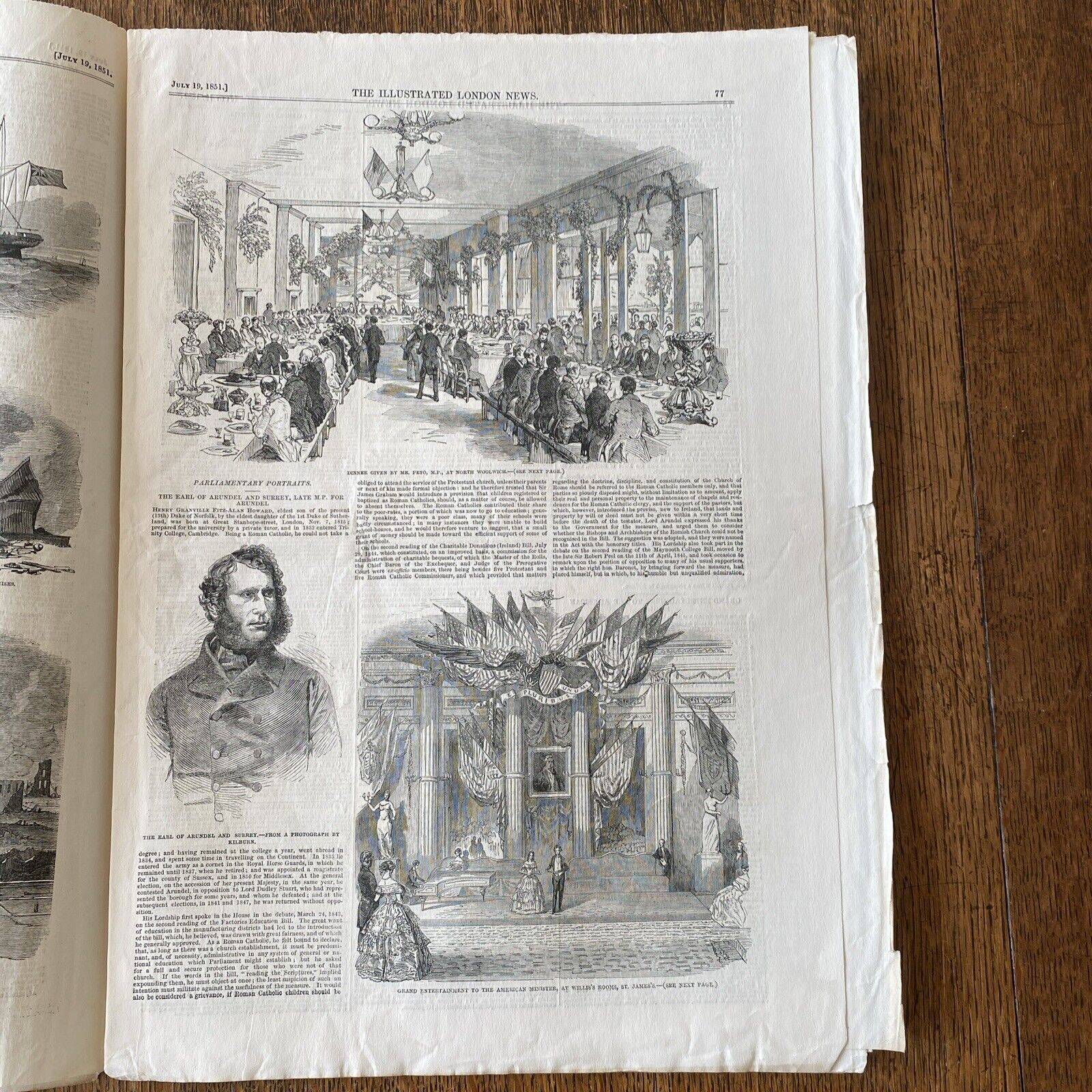 The Illustrated London News Saturday Jul 19 1851 Great International Exhibition
