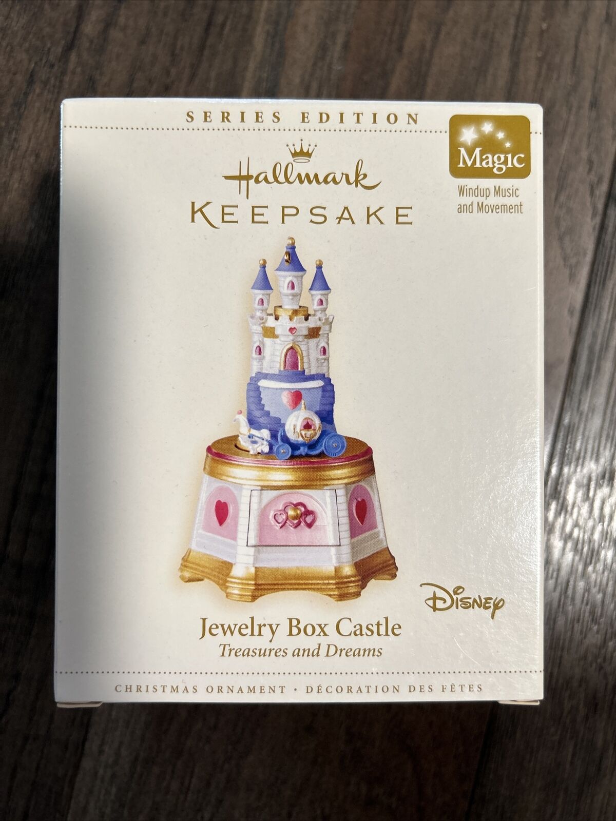 Hallmark Keepsake Ornament-Cinderella Musical Jewelry Box Castle-Disney-2006-NEW