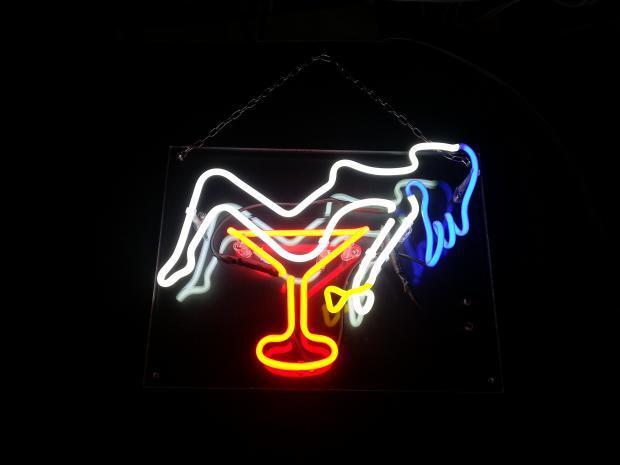 Amy Dimmable Martini Cup Girl Acrylic Neon Sign  Acrylic 14