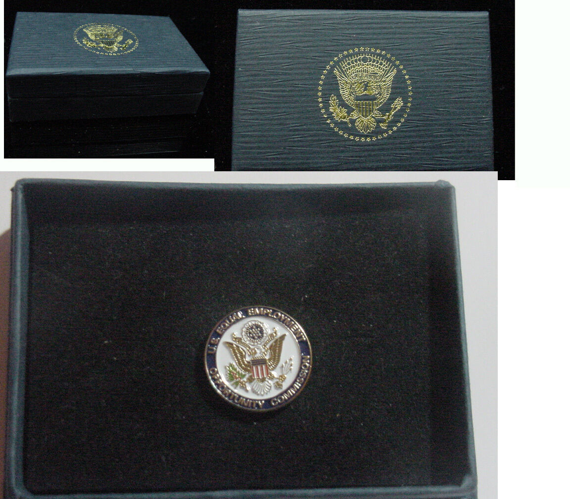 US Equal Employment Opportunity Commission Lapel Pin no signature New EEOC