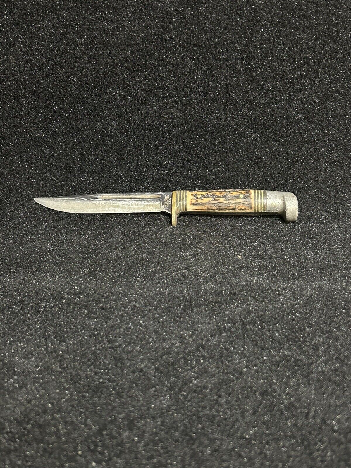 Vintage Western S-H48A Fixed Blade Hunting Knife USA No Sheath B1