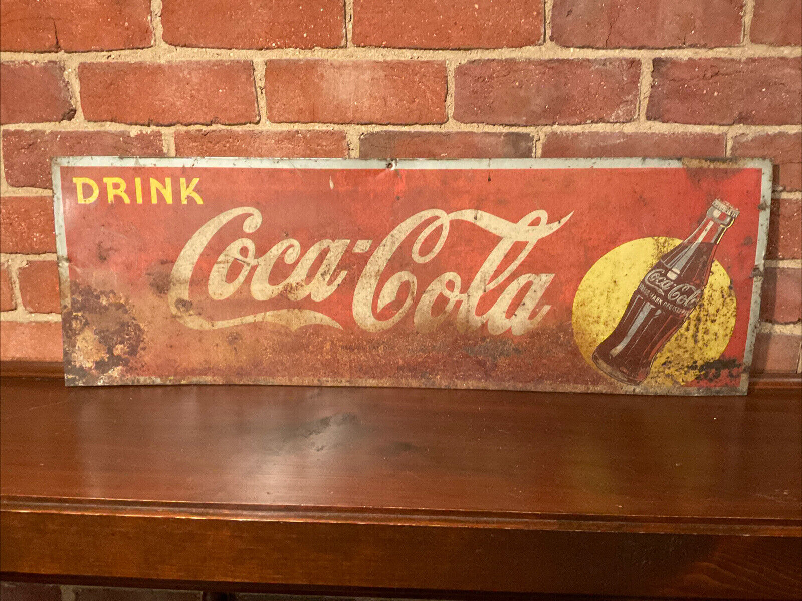 Original 1940's-50's Coca Cola Sign