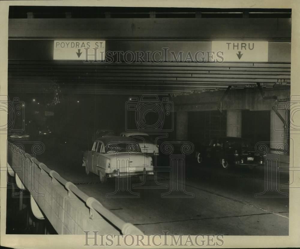 1959 Press Photo South Claiborne Overpasses - noc07741