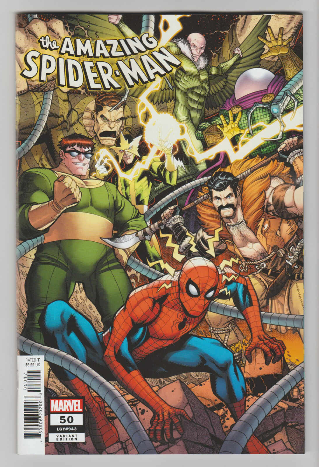 Amazing Spider-Man #50 (2024) VF/NM 1:25 Bradshaw Variant Marvel Comics