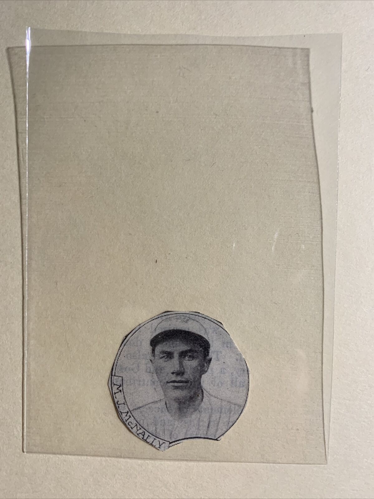 Mike McNally 1924 Spalding Baseball Panel New York Yankees RARE