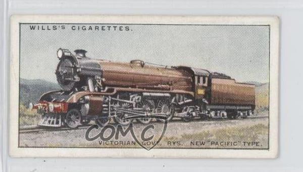1930 Wills Railway Locomotives Tobacco Victorian Govt Rys New Pacific Type 1md