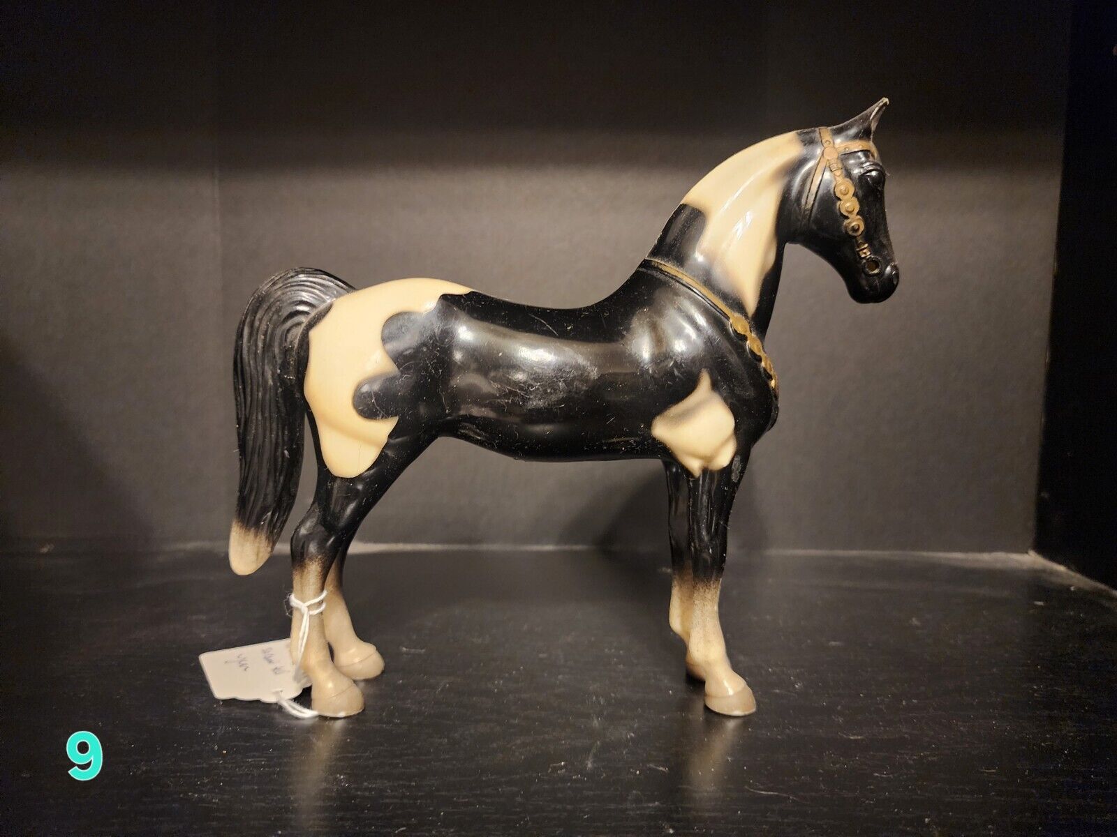 2 Breyer Tobiano Western Pony NO Saddle or reins AND Breyer Pinto Shetland Pony