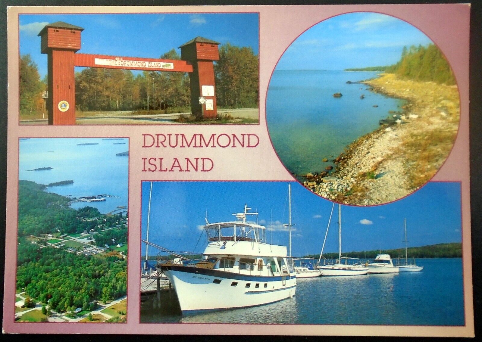 Views of Drummond Island, Fishing Boat Yachts Upper Peninsula Region of Michigan