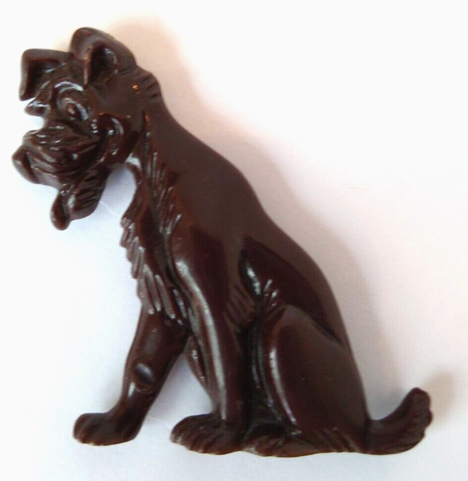 Vintage 1955 Kellogg\'s Disney Tramp Dark Brown Figure From Lady And The Tramp