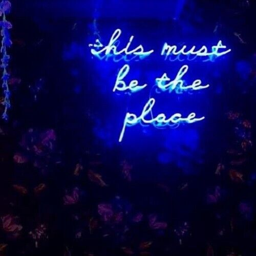 This Must Be The Place Blue Neon Sign Lamp Light Acrylic 20