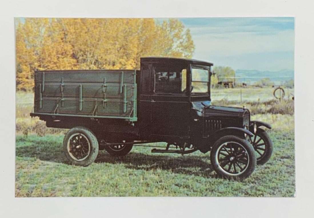 1926 Ford Model TT Truck Postcard Towe Antique Ford Collection Deer Lodge MT