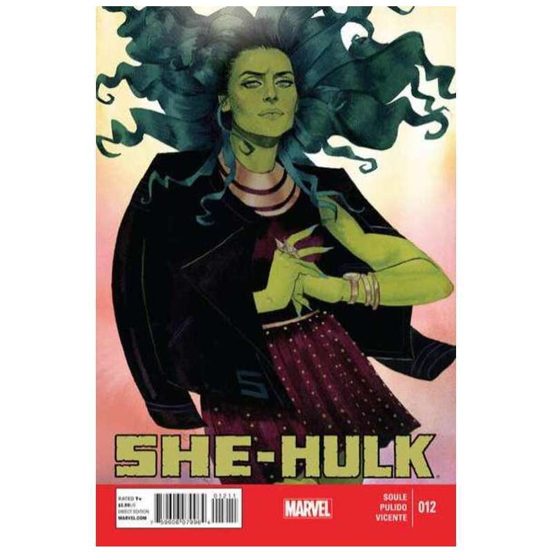 She-Hulk (2014 series) #12 in Near Mint minus condition. Marvel comics [f: