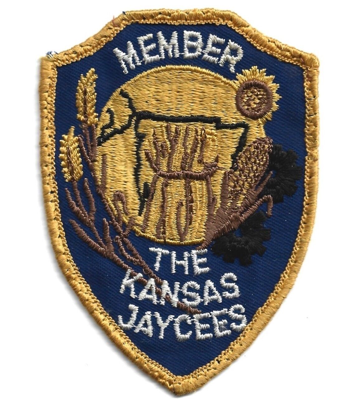 Kansas Jaycee  Member Patch - Late 1970\'s