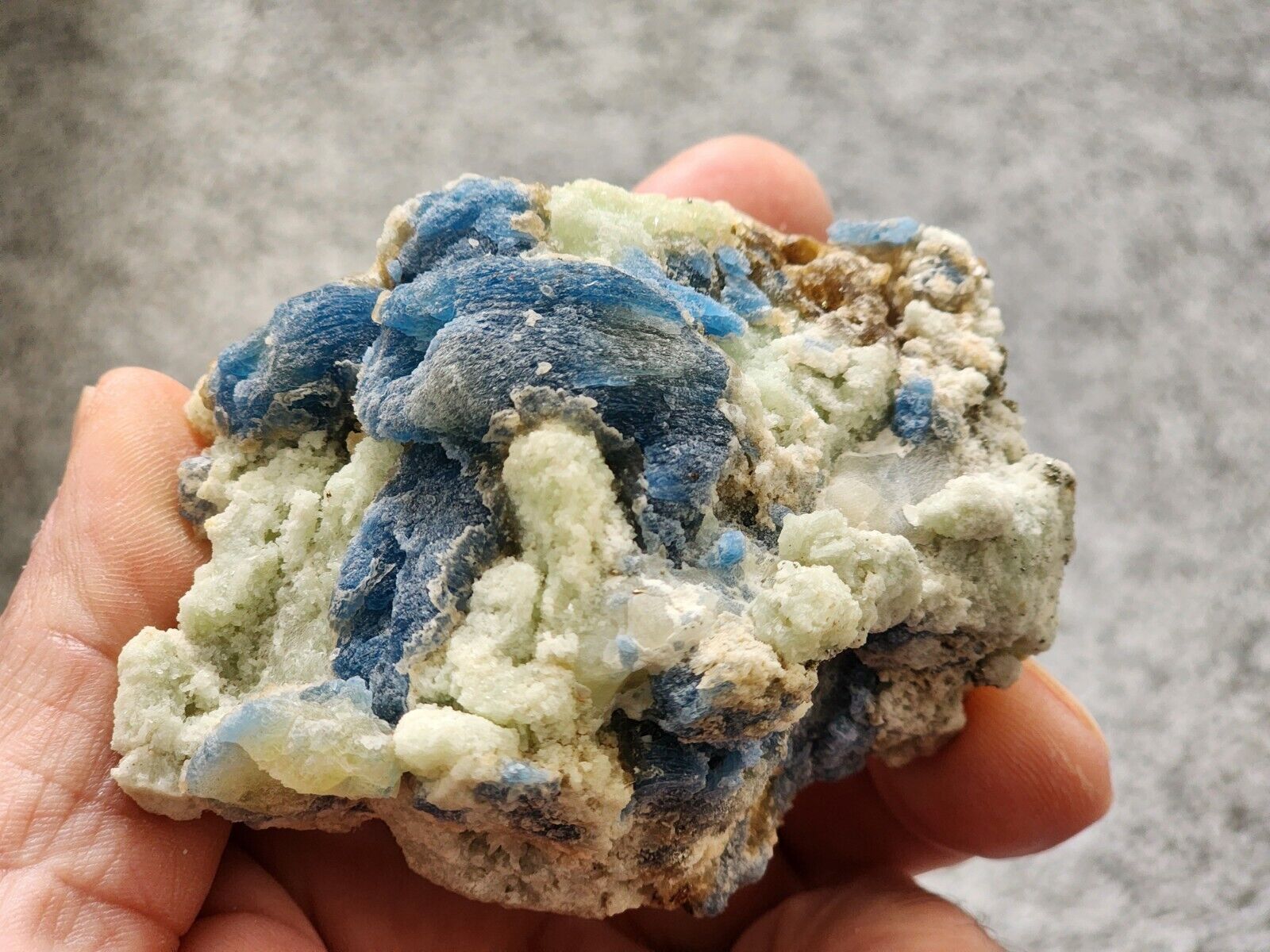 RARE,GORGEOUS BLUE AFGHANITE CRYSTALS,MUSCOVITE, AFGHANISTAN 