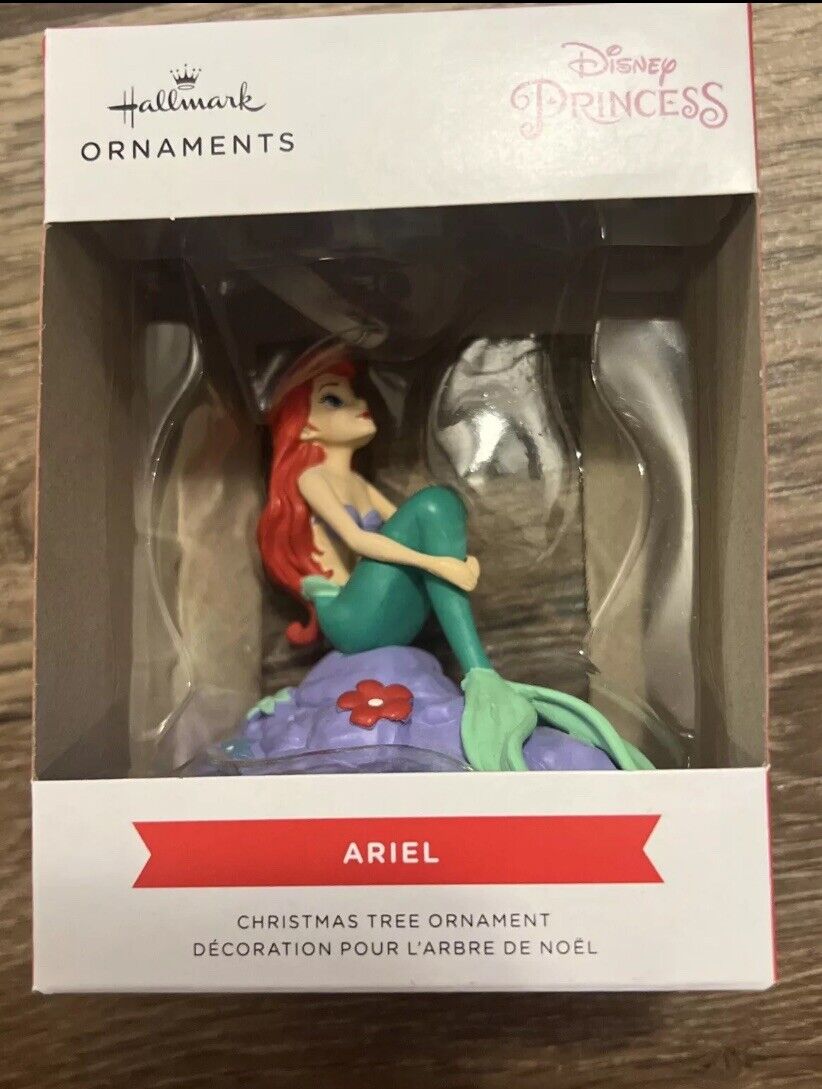 Disney Princess Ariel Little Mermaid Hallmark Christmas Ornament 2022 NEW