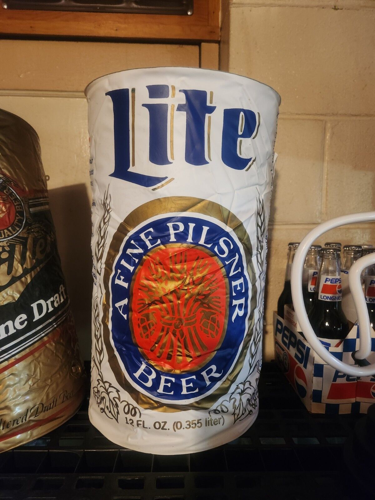 Rare Miller Lite Inflatable Beer Can, Approx (14\