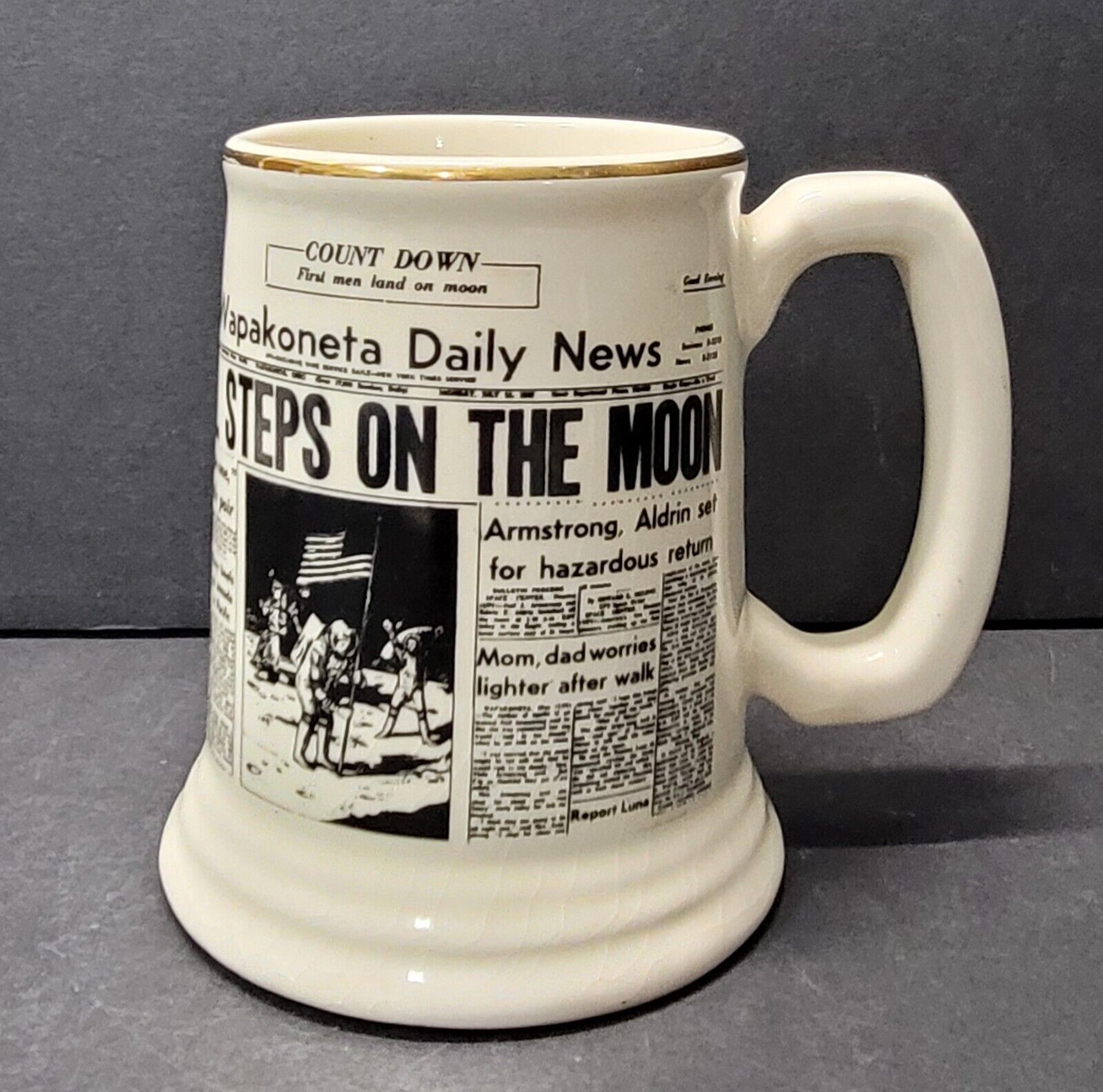 Vintage Neil Armstrong Souvenir Mug-\