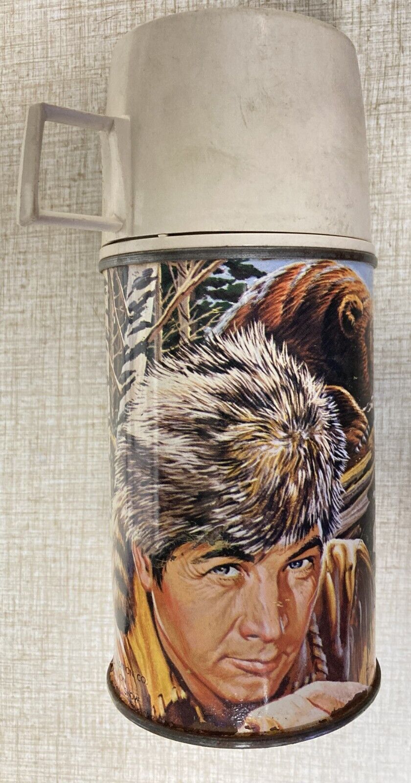 1965 Daniel Boone Lunchbox Thermos ONLY