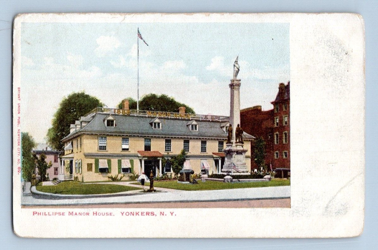 1906. YONKERS, NY. PHILLIPSE MANOR HOUSE. POSTCARD dm4