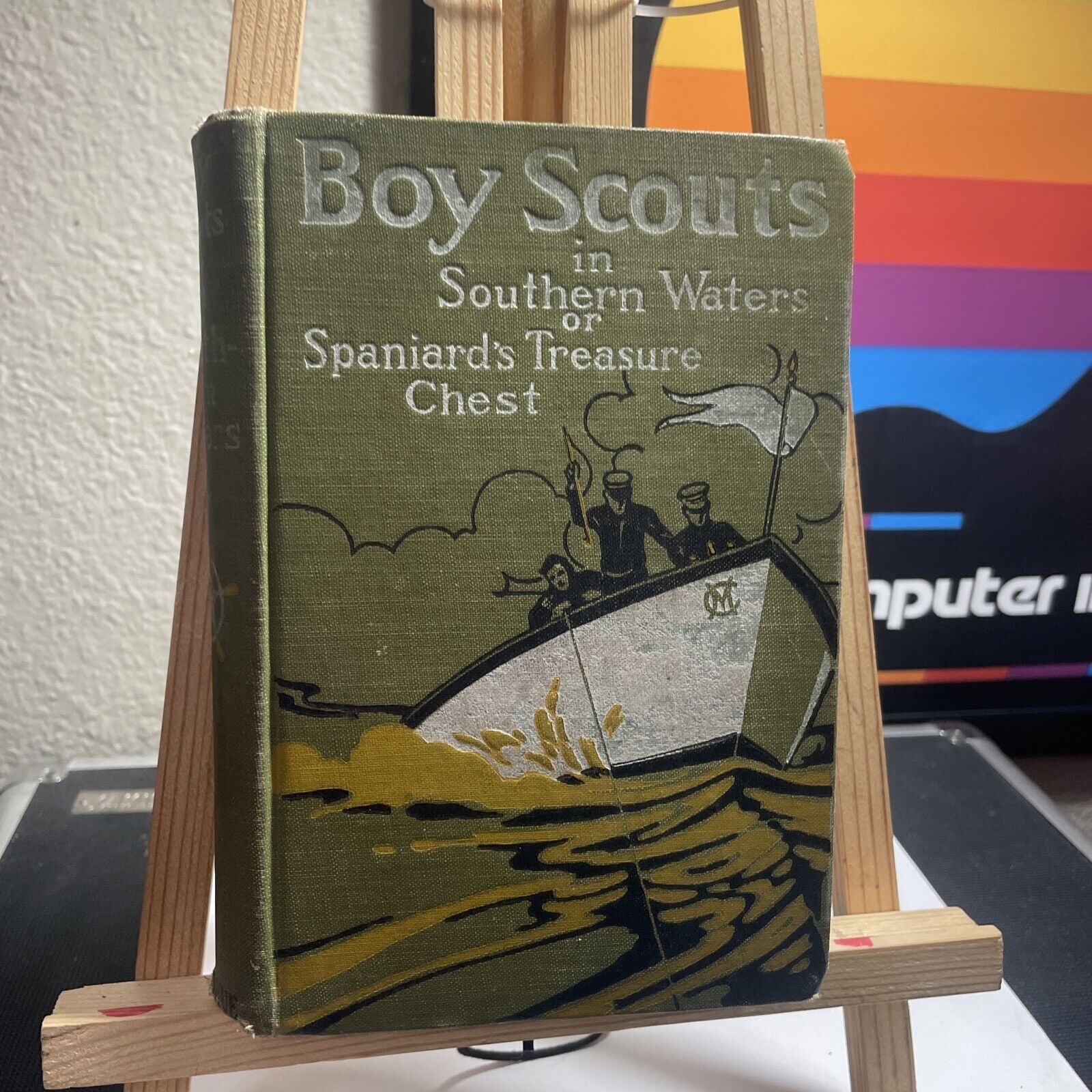 1915 Boy Scouts In Southern Waters Spaniard\'s Treasure Chest Harvey Ralphson