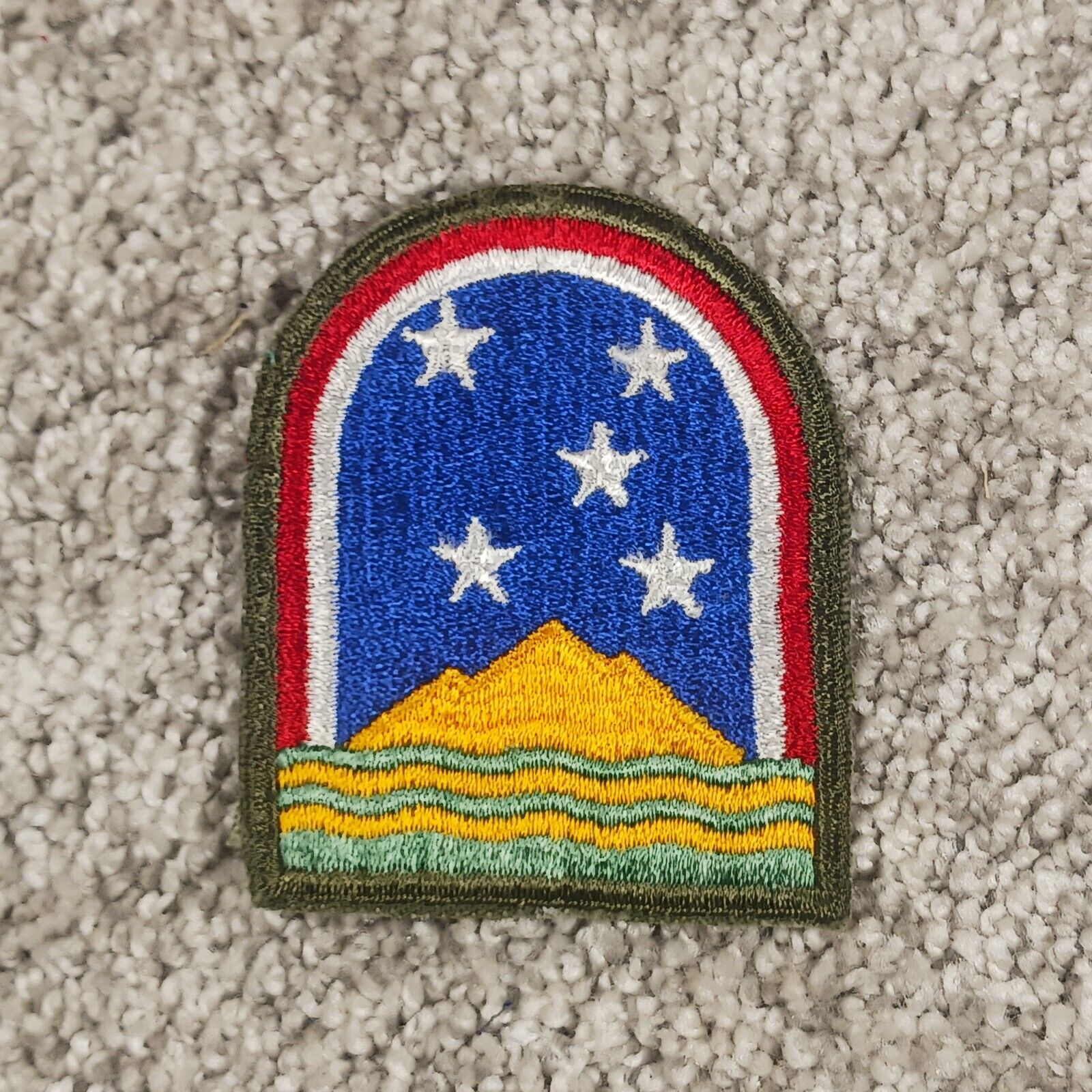 Vintage US Army South Atlantic Forces Patch Original WWII