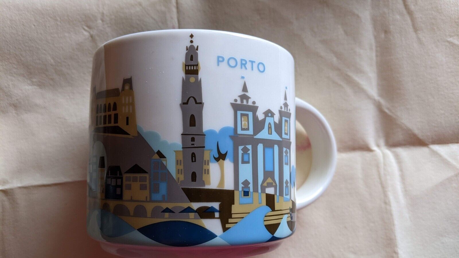 Porto (Oporto, PORTUGAL) Starbucks YAH (You Are Here) Mug , 14oz, New + Box