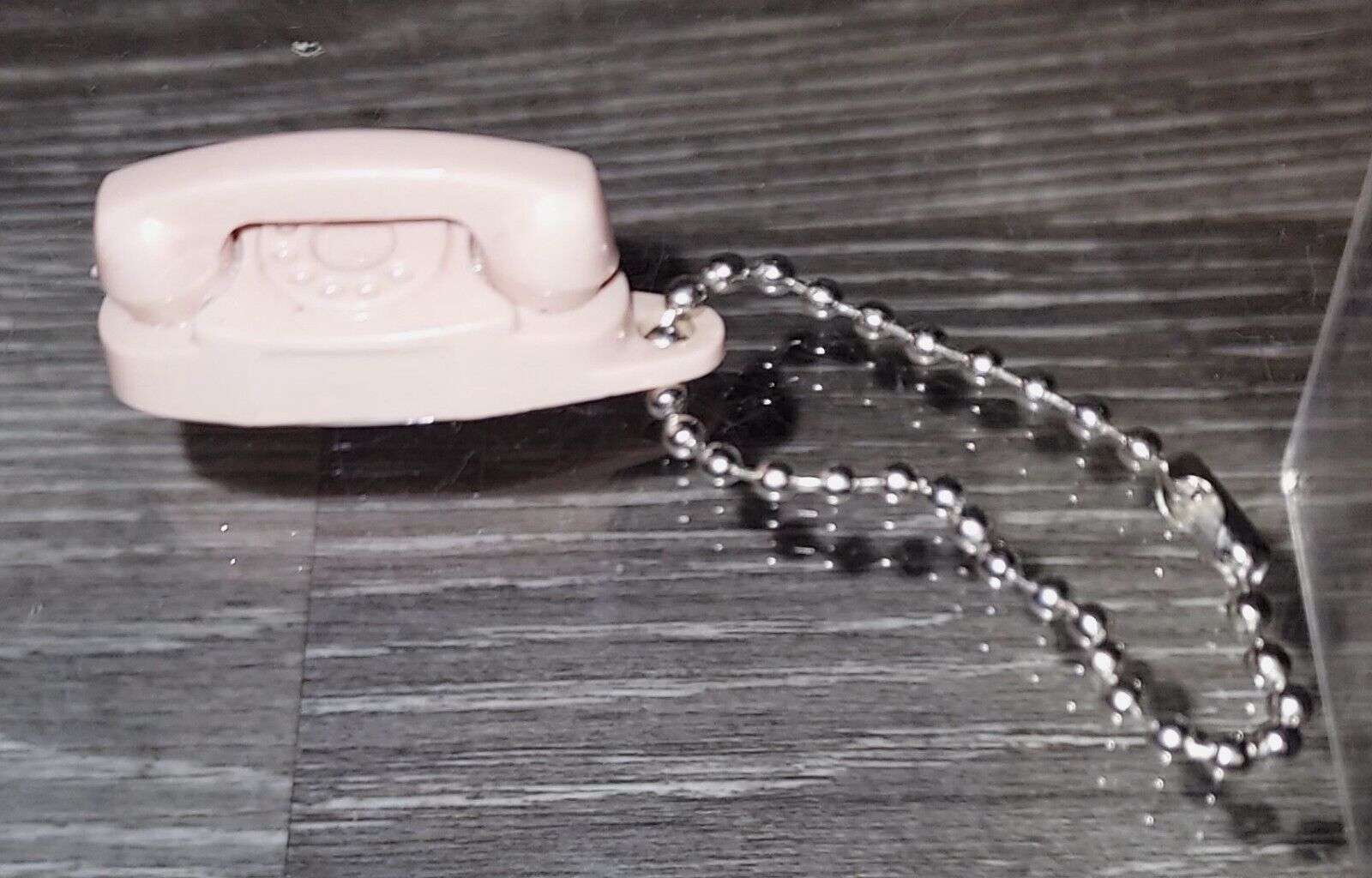 Vintage 1960s The Princess Phone Keychain Charm 1960s Beige