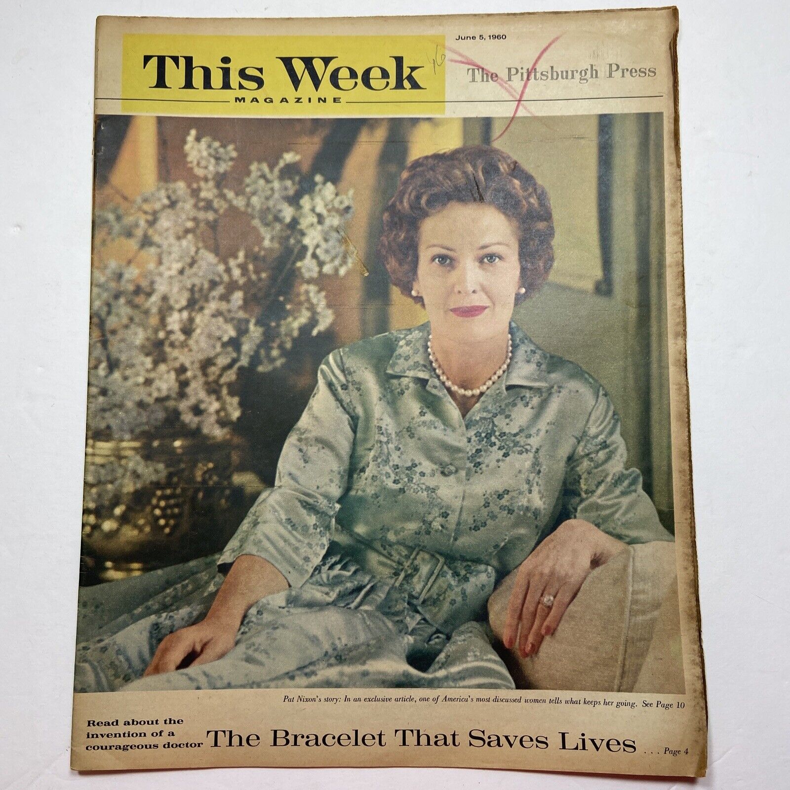 THIS WEEK Magazine - June 5, 1960 - Pat Nixon, D-Day Cornelius Ryan, Fadiman