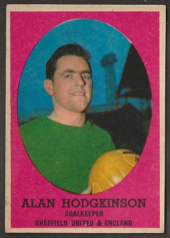 A&BC-FOOTBALL 1962 BAZOOKA-#16- SHEFFIELD UNITED - ALAN HODGKINSON 