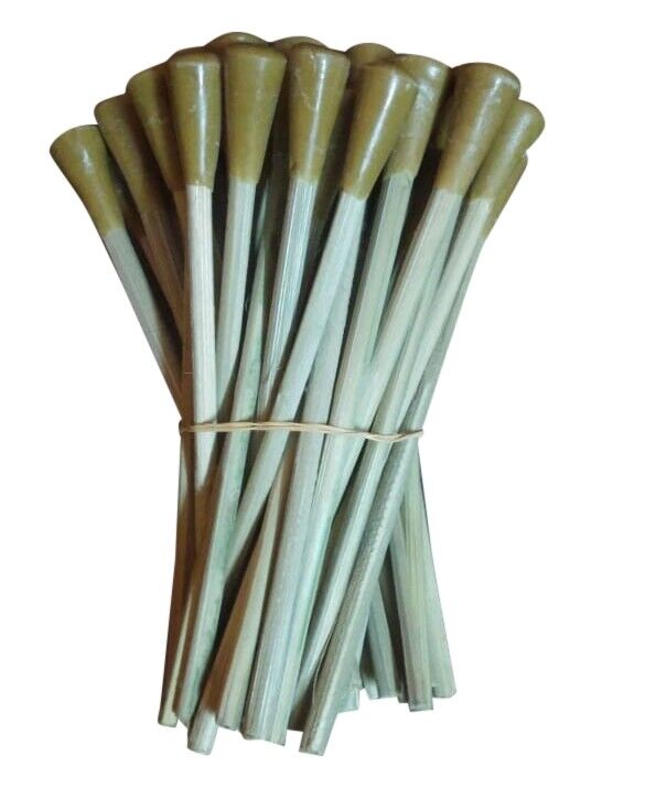 Outstanding Wooden Dop Sticks 50 Piece with epoxy wax for cutting and faceting