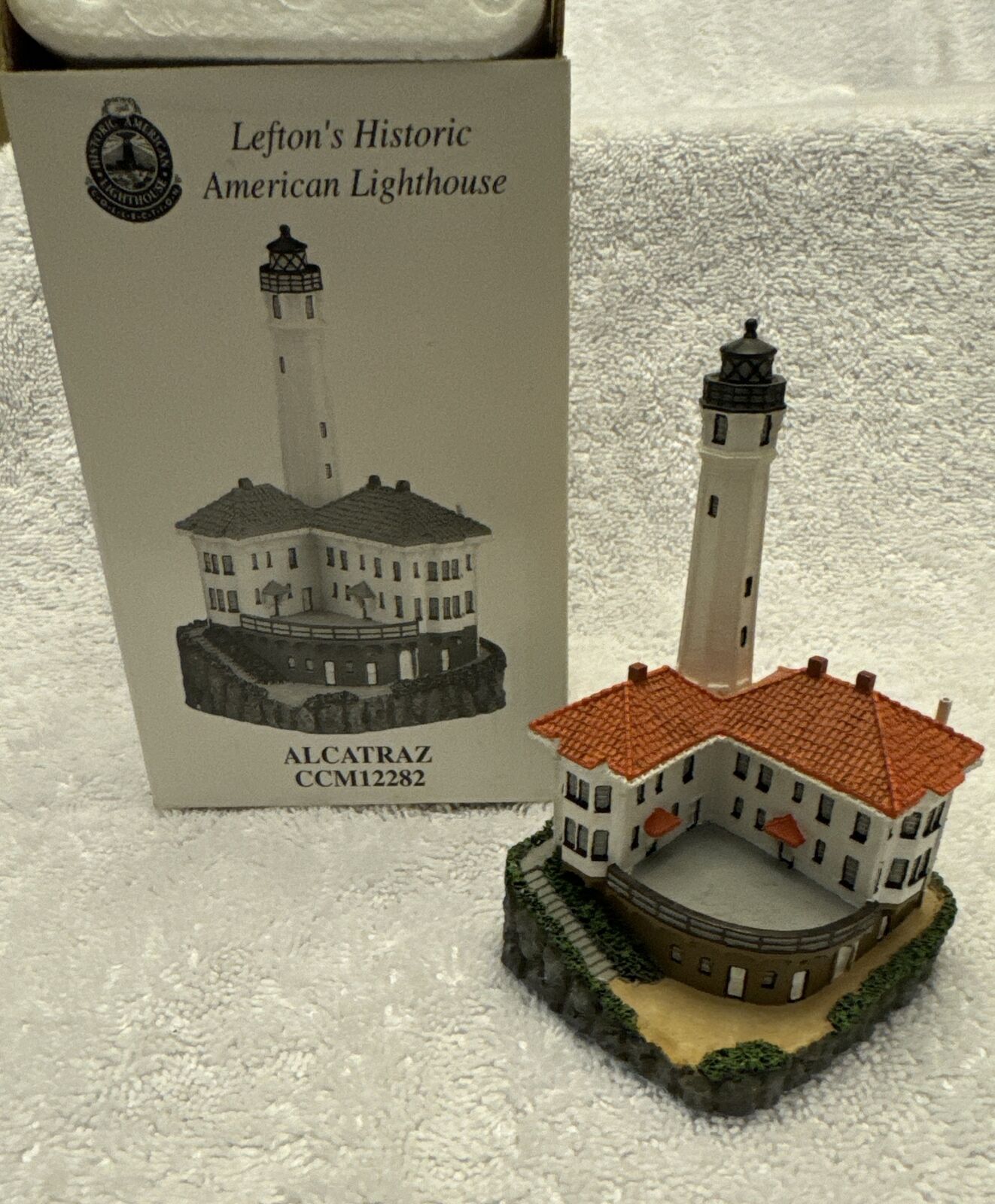 Lefton Historic American Lighthouse Series ~ Alcatraz Island 1909, CCM08700 1999