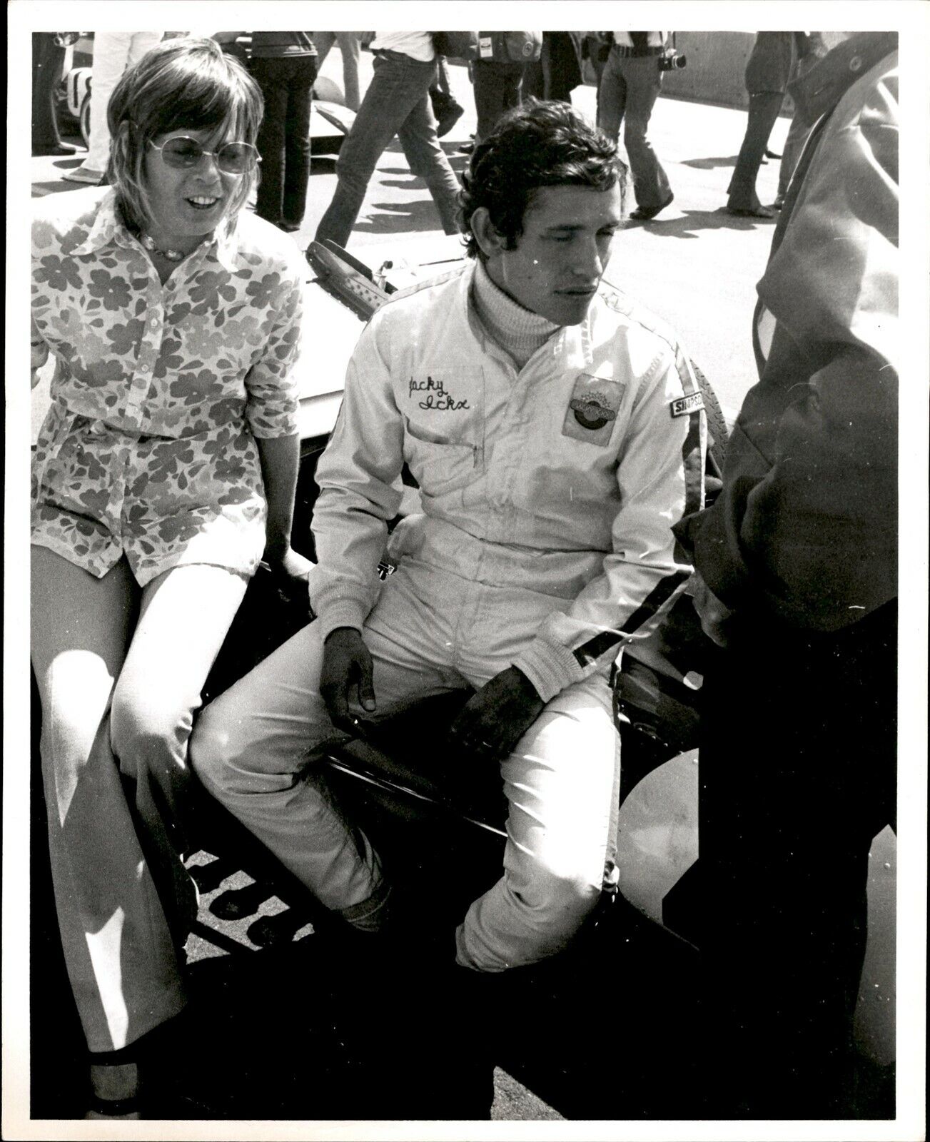 JT10 1969 Original Rick Strome Photo JACKY ICKX BELGIAN LE MANS RACE CAR DRIVER