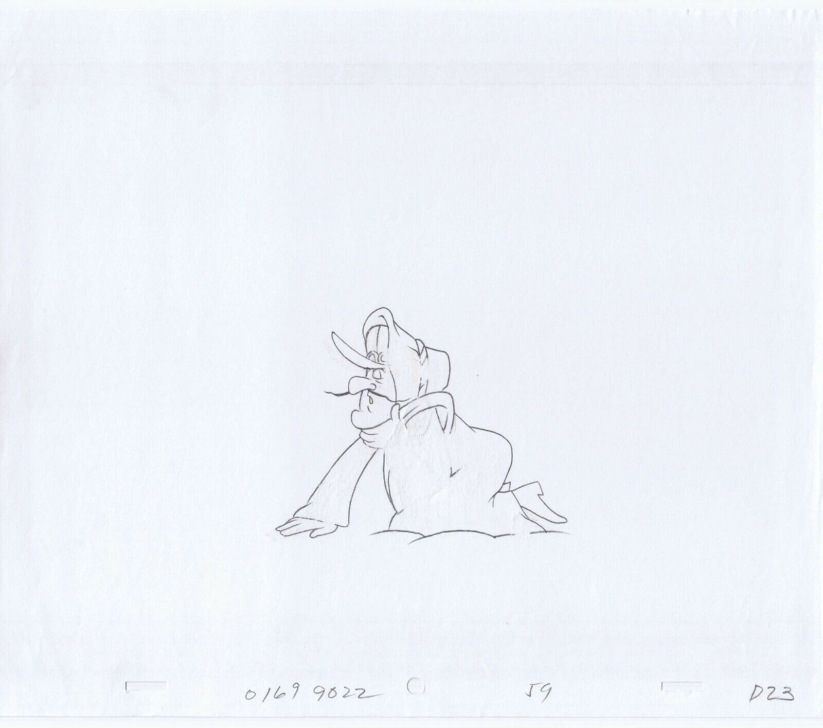 Dick Dastardly Original Art Animation Production Pencils 0169 9022 59 D23