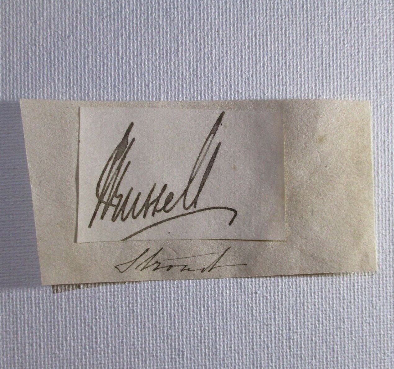 John Russell ,1st Earl Russell, Autograph, Signed 1792-1878, UK Prime Minister