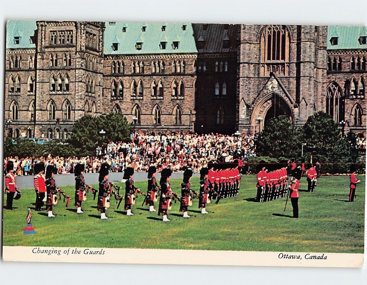 Postcard Changing of the Guards, Ottawa, Canada