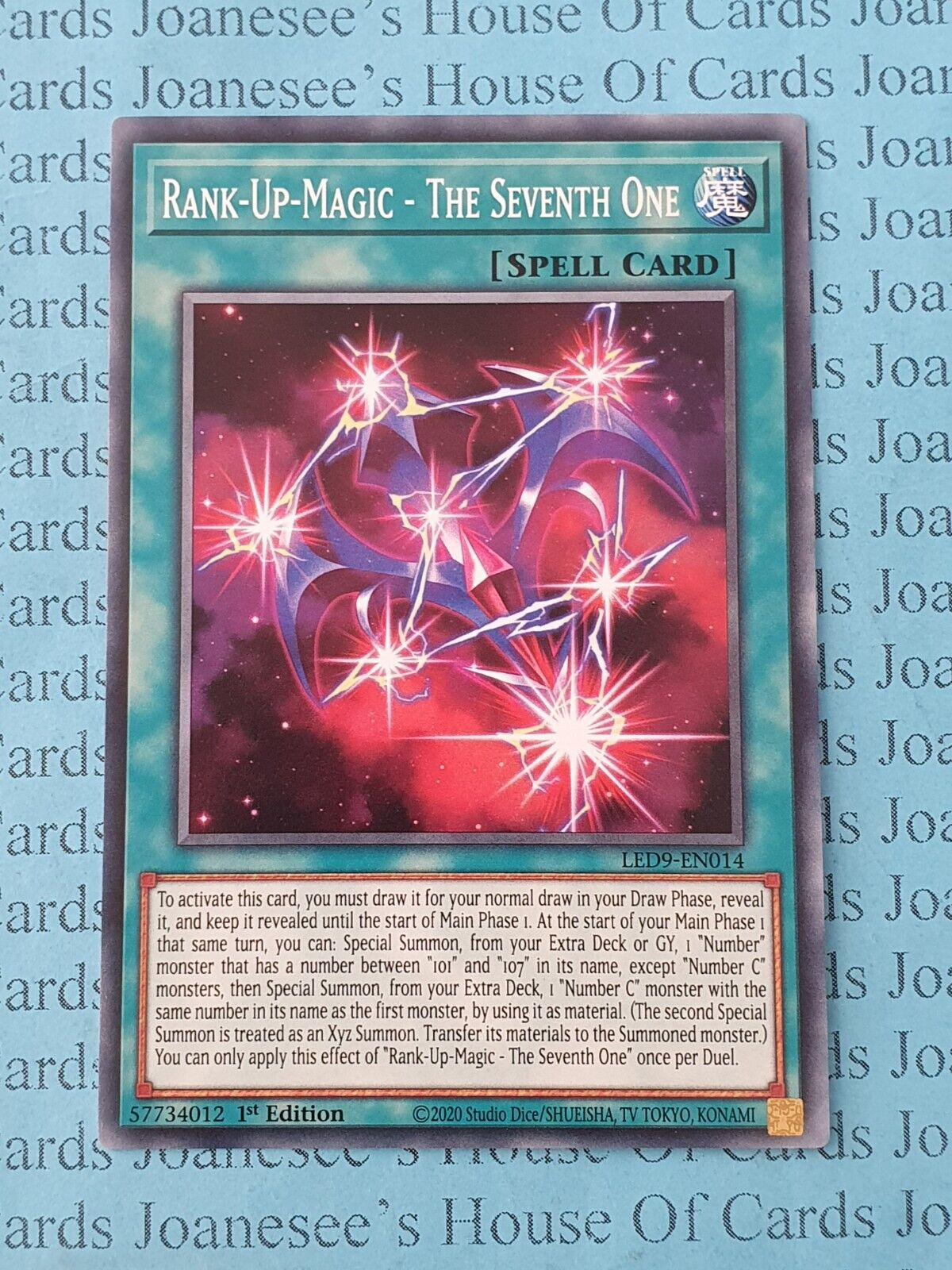 Rank-Up-Magic - The Seventh One LED9-EN014 Yu-Gi-Oh Card 1st Edition New