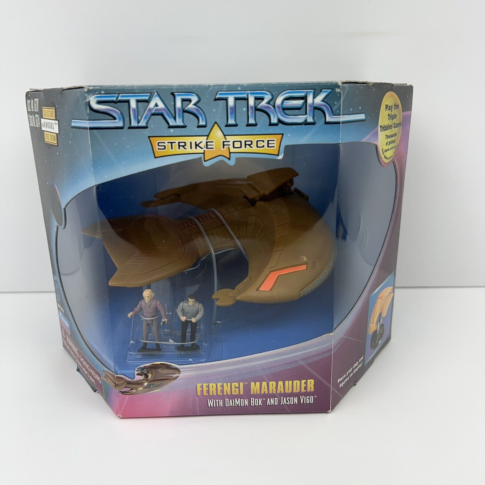 Star Trek Strike Force Ferengi Marauder 1997 Playmates New