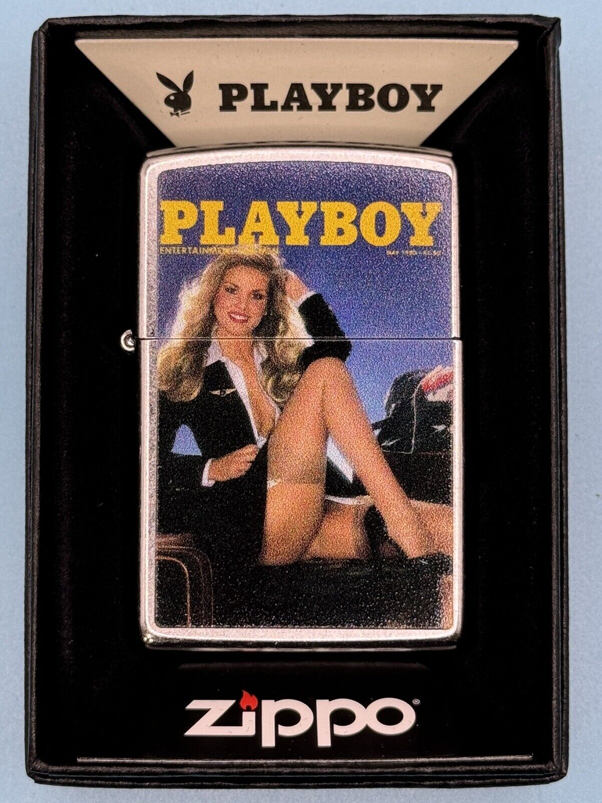 Vintage May 1980 Playboy Magazine Cover Zippo Lighter NEW Rare Pinup