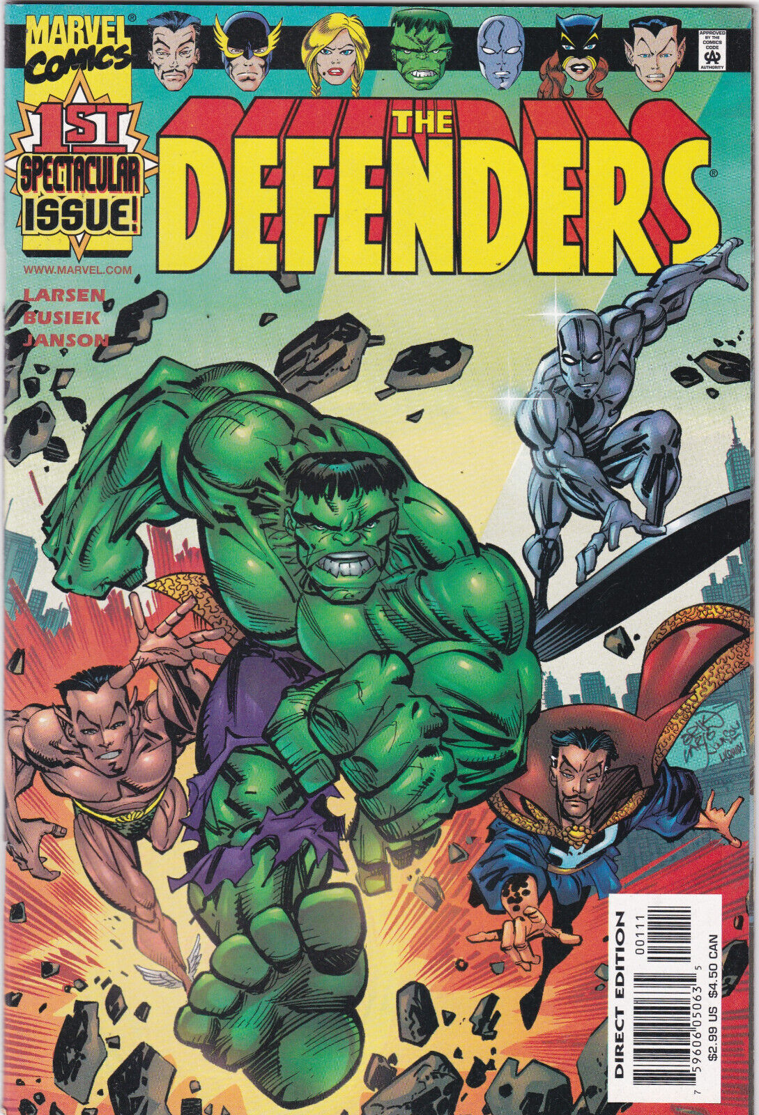The Defenders #1, Vol. 2 (2001-2002) Marvel Comics,High Grade