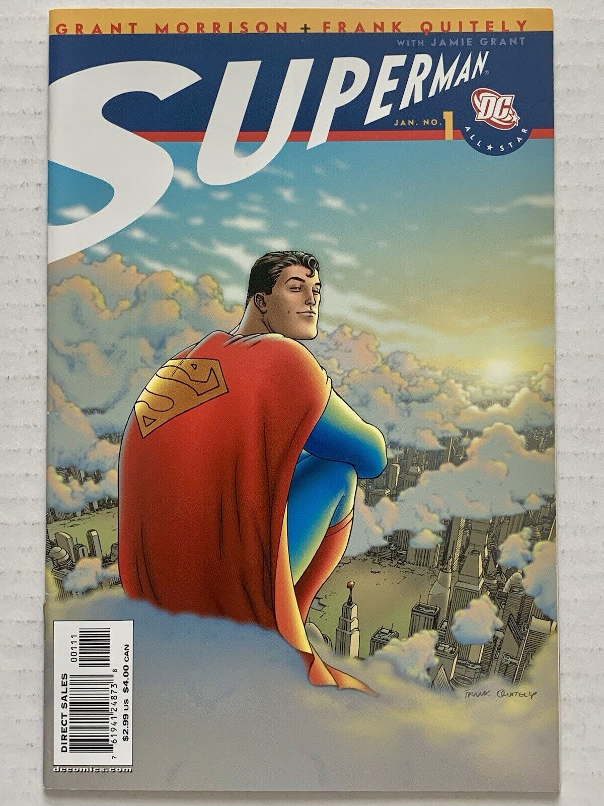 All-Star Superman #1 (2006) Grant Morrison + Frank Quietly -DC (NM/9.4) -VINTAGE