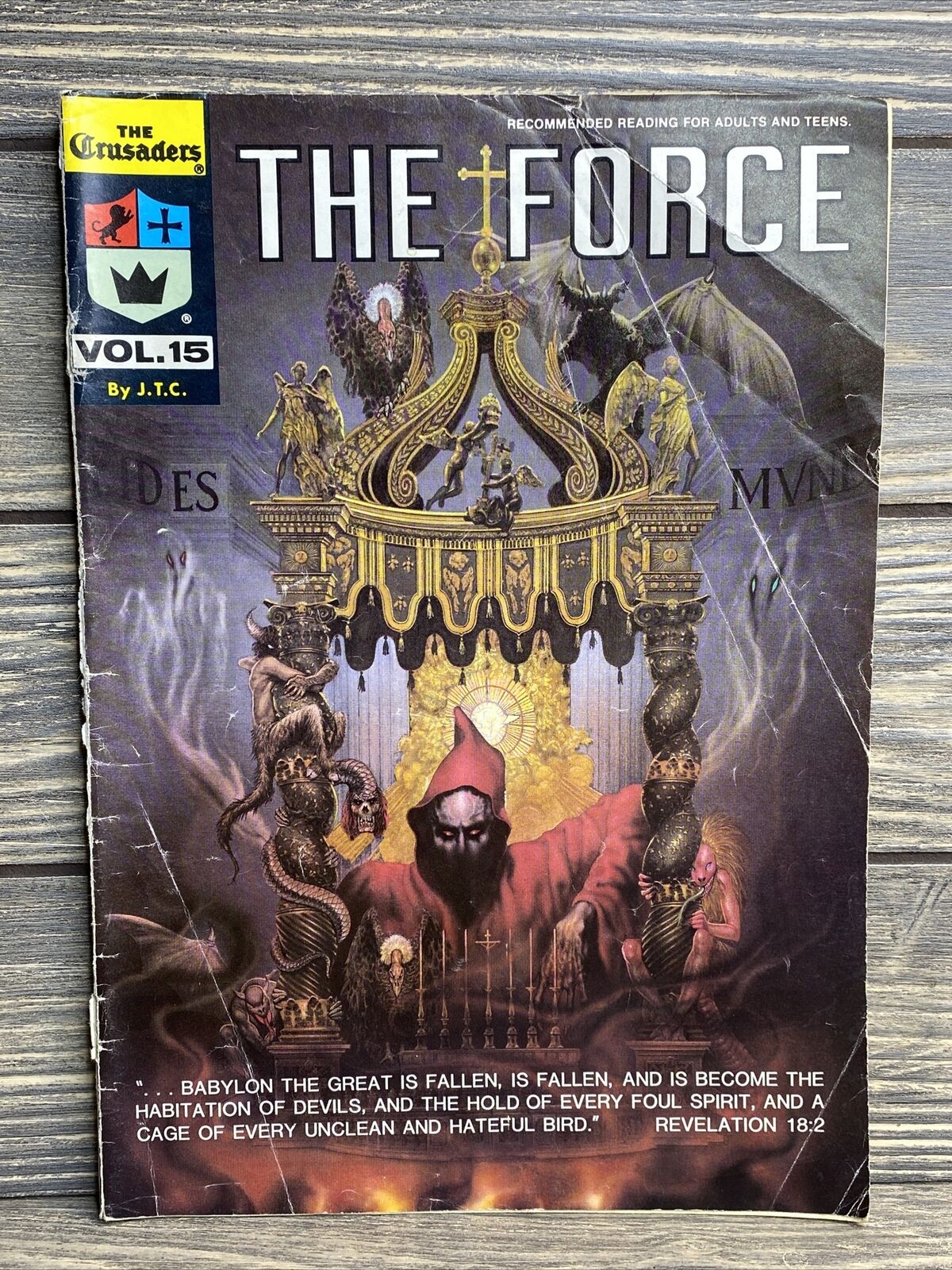 Vintage The Crusaders Comics The Force 1983 Vol 15