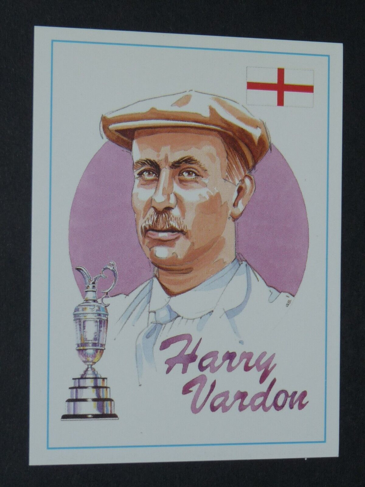 1993 GAMEPLAN CARD GOLF OPEN CHAMPIONS GOLFING #3 HARRY VARDON ENGLAND