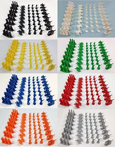 Napoleonic & Civil War Military Miniatures (Set of Eight Colors): Plastic Toy...