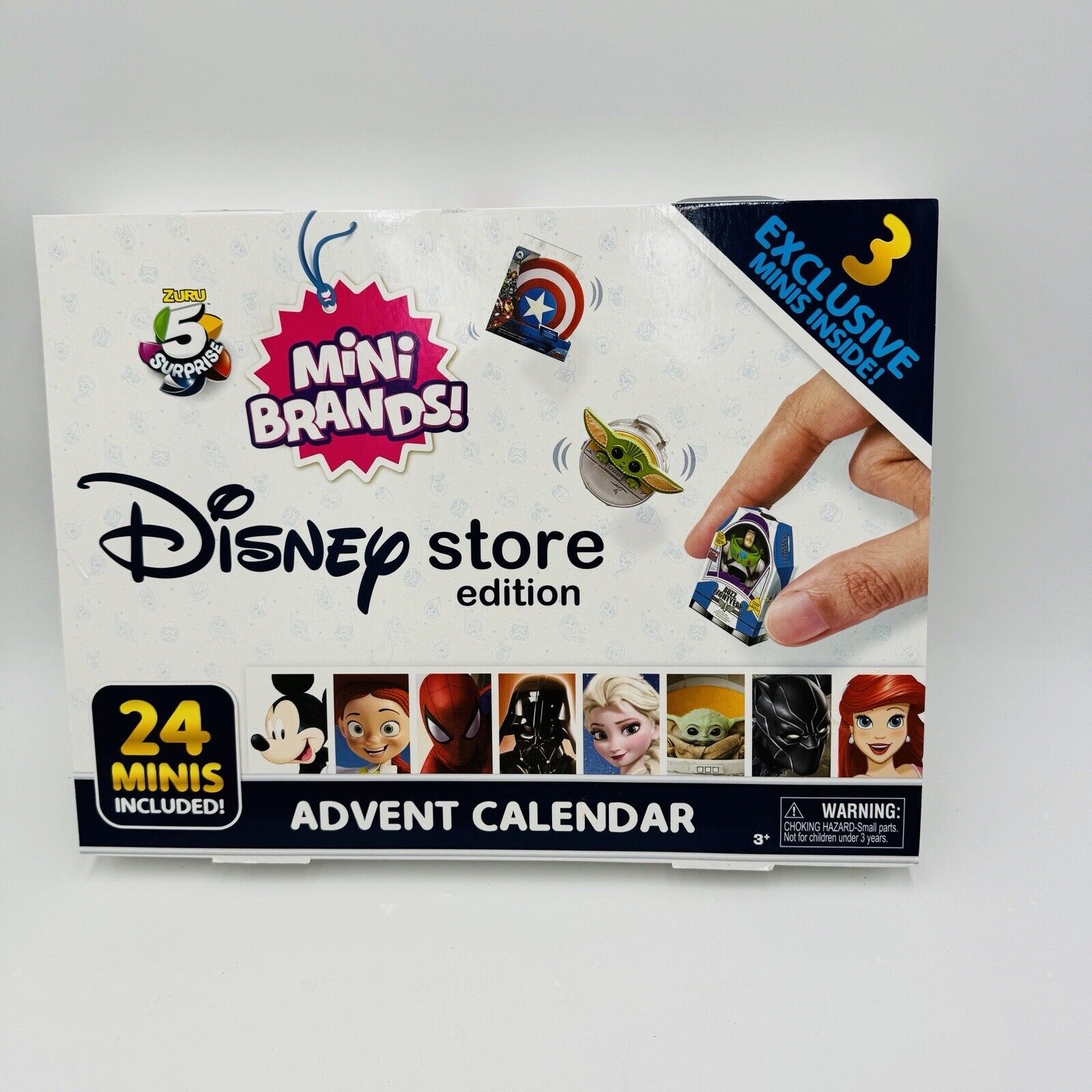 Disney Store 5 Surprise Mini Brands 2022 Edition Advent Calendar