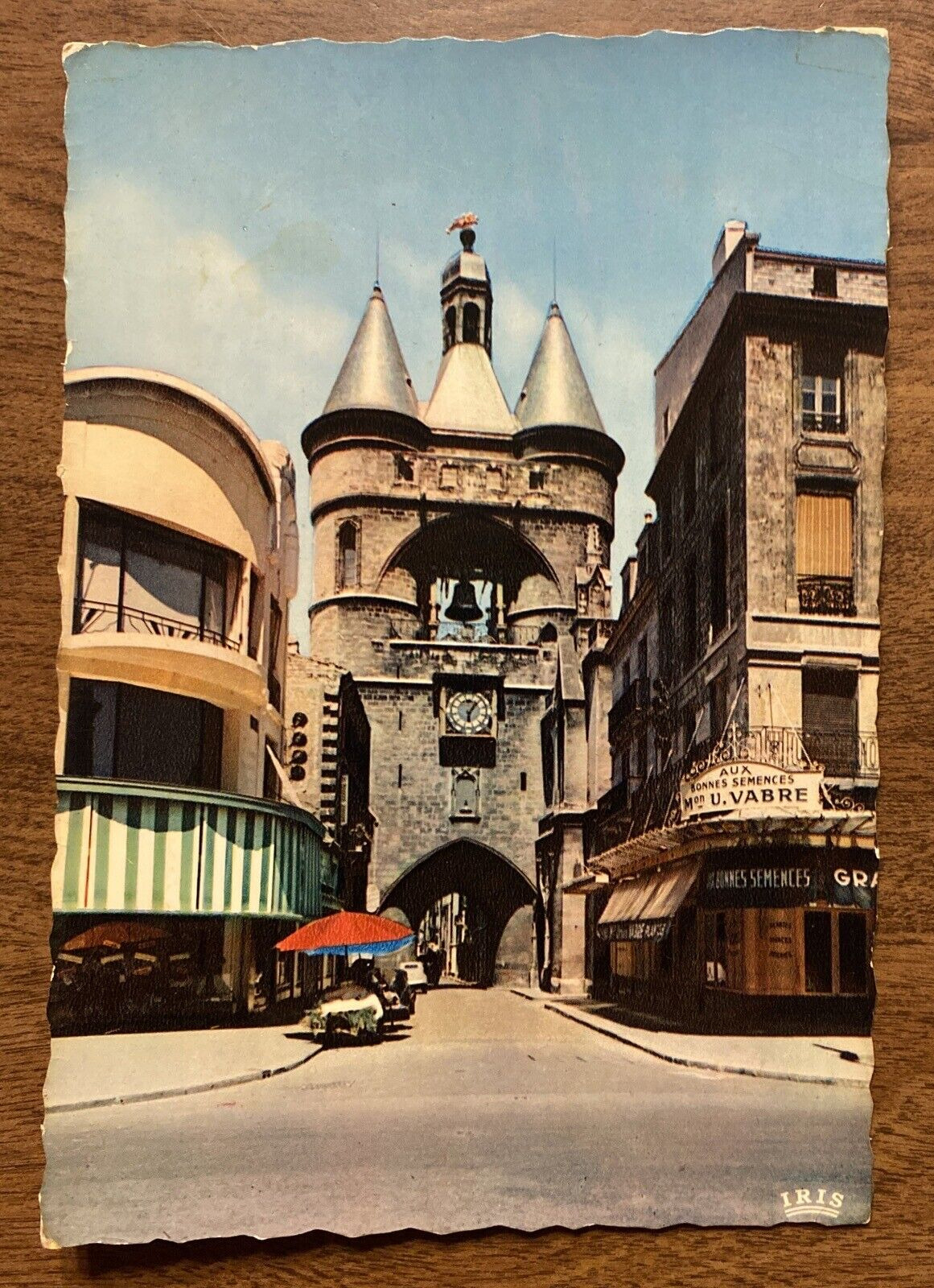 Vintage RPPC Bordeaux The Big Bell France Historical Grosse Cloche Postcard