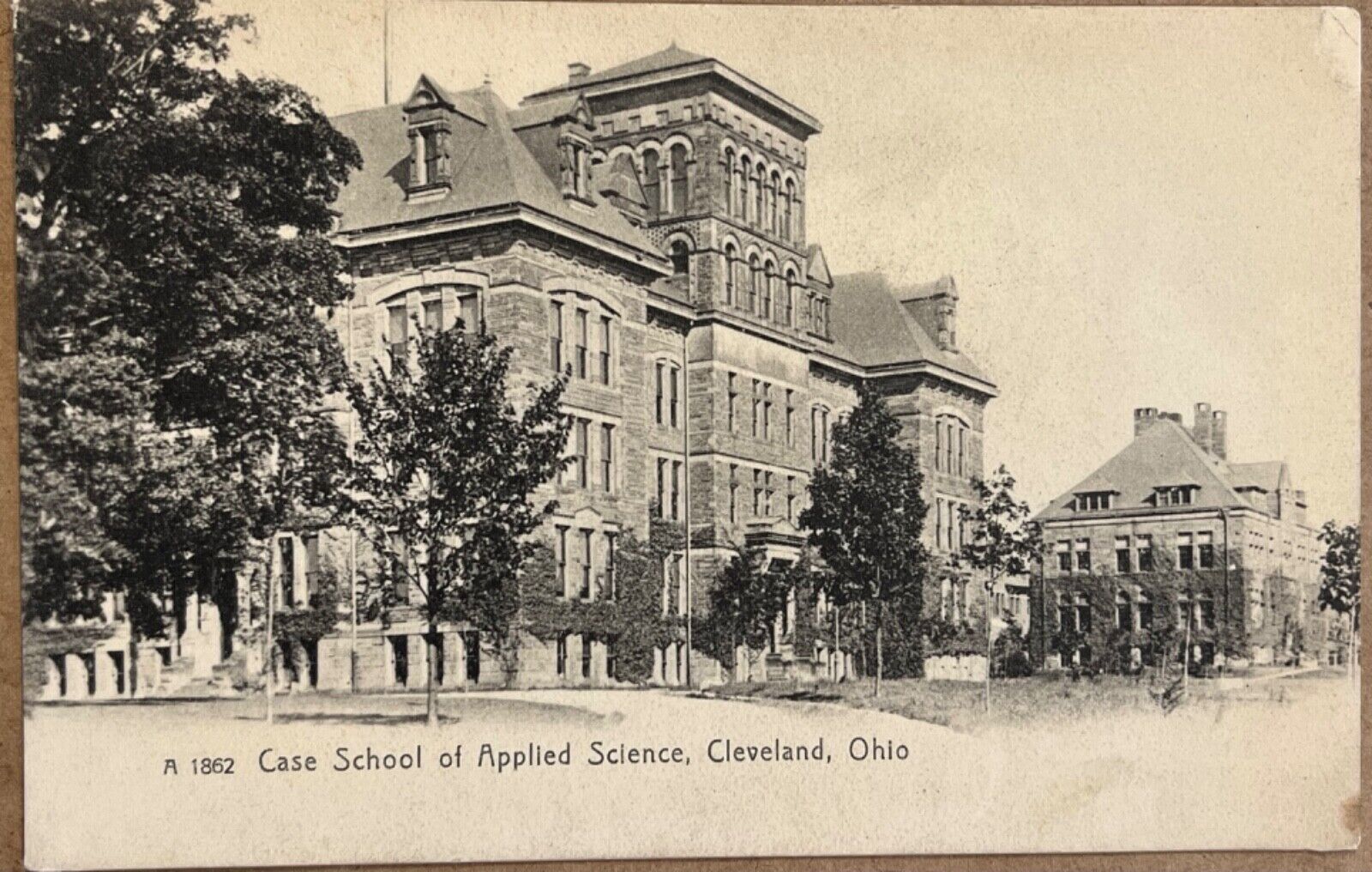 Cleveland Ohio Case School of Applied Science Antique Postcard c1900