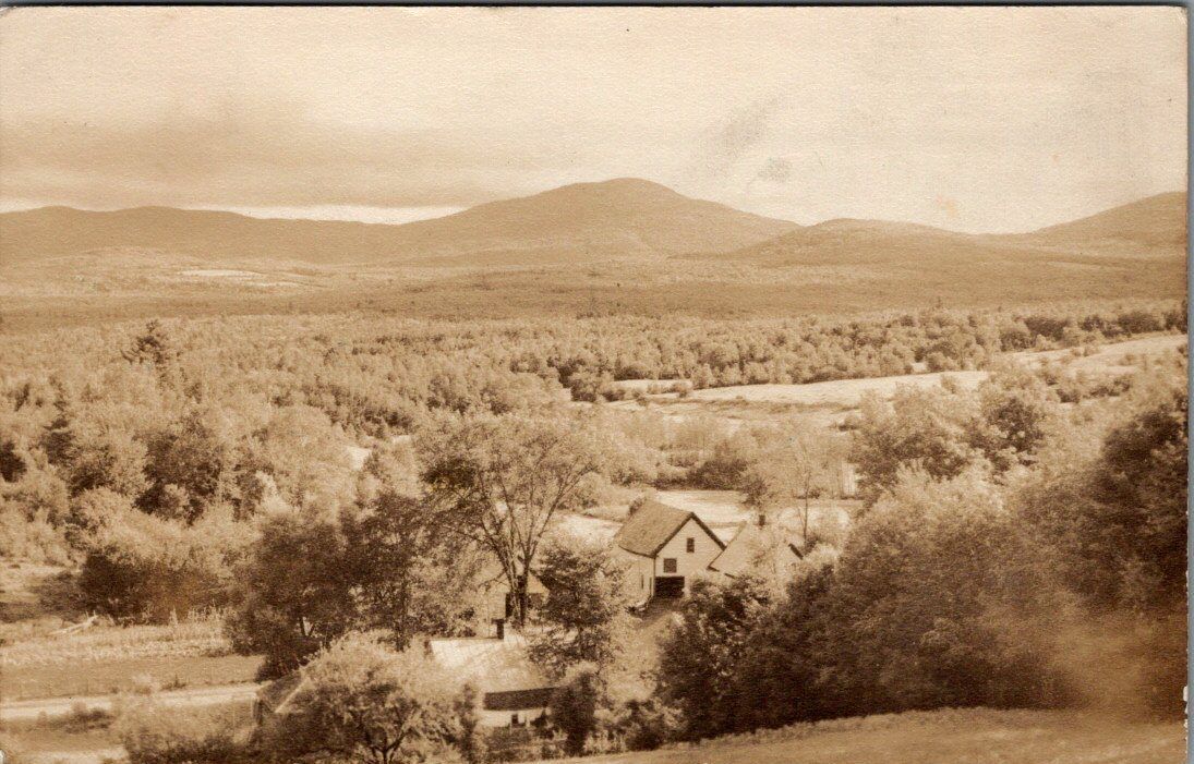 1949, Mt. Blue from Blake Hill, PHILLIPS, Maine Real Photo Postcard - Bicknell