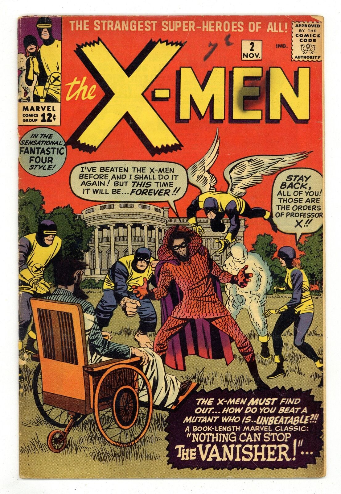 Uncanny X-Men #2 GD 2.0 1963