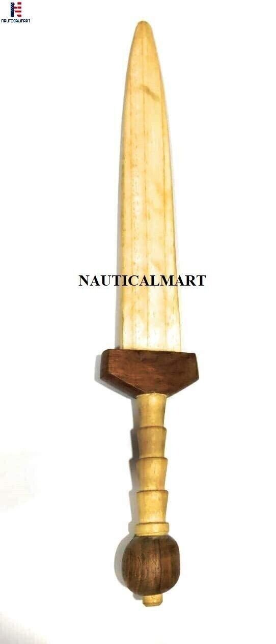 NauticalMart Roman Sword Wooden Gladius Practice Sword