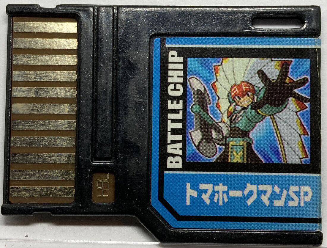 Japan Megaman exe Tomahawkman SP 764 Battle Chip TAKARA Japanese RockMan